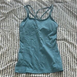 Lululemon Light Blue Strappy Tank Top